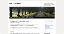 Desktop Screenshot of justfinetables.com