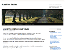 Tablet Screenshot of justfinetables.com